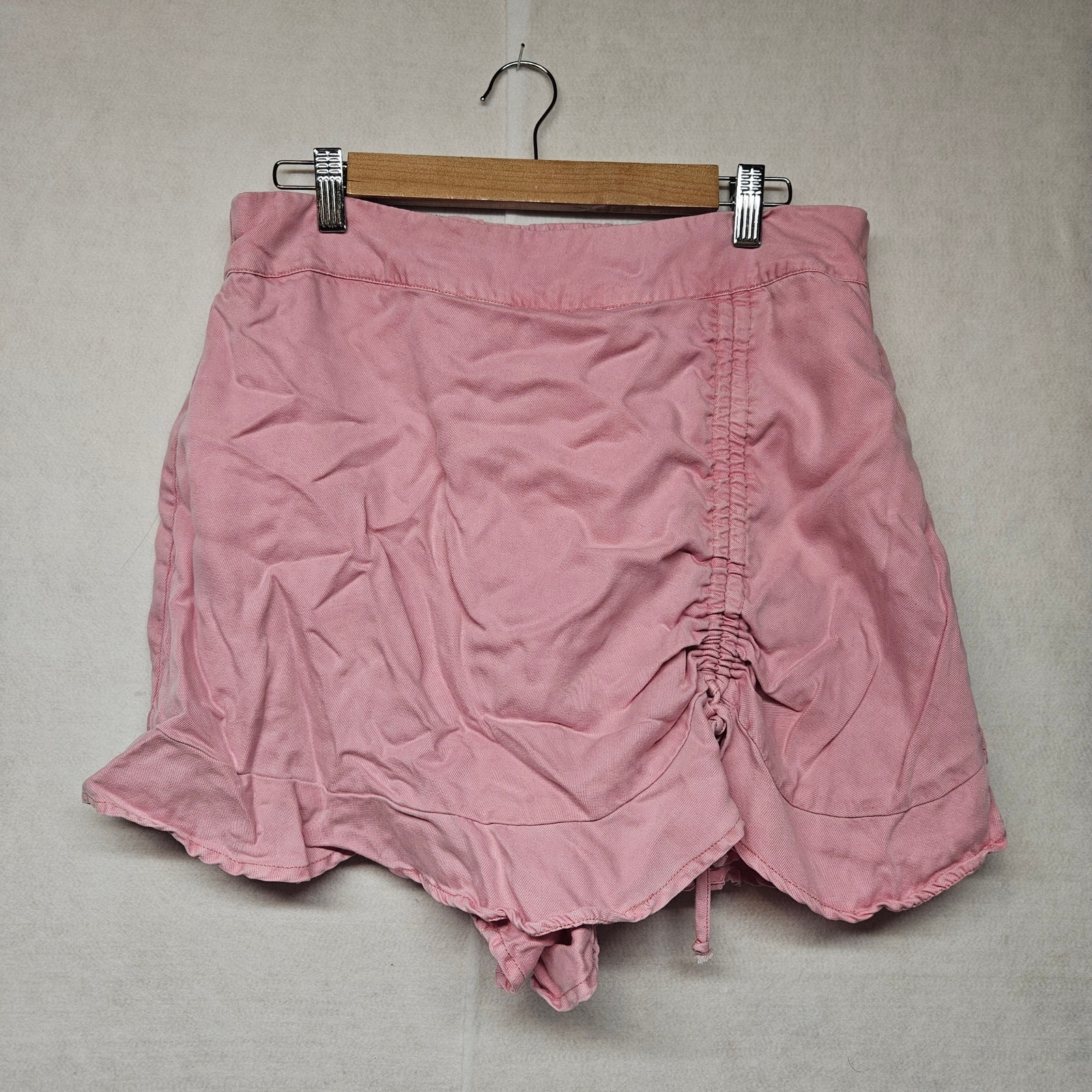 White Birch Pink Side Ruched Skort Activewear Mini Skirt Women’s Size Xl